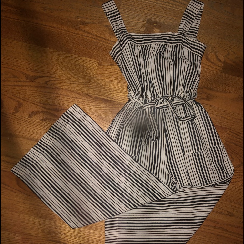 striped romper